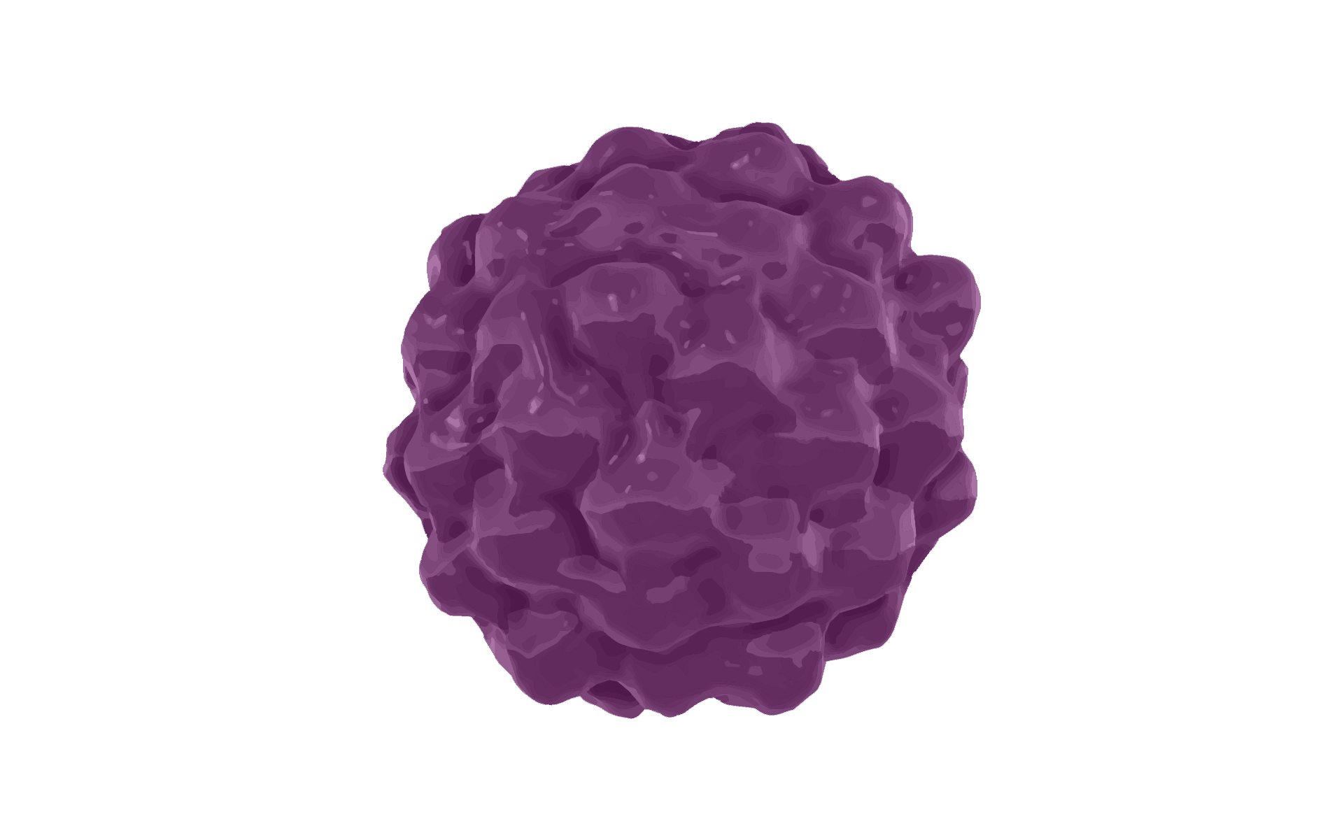 A 3D graphic of a group of cells