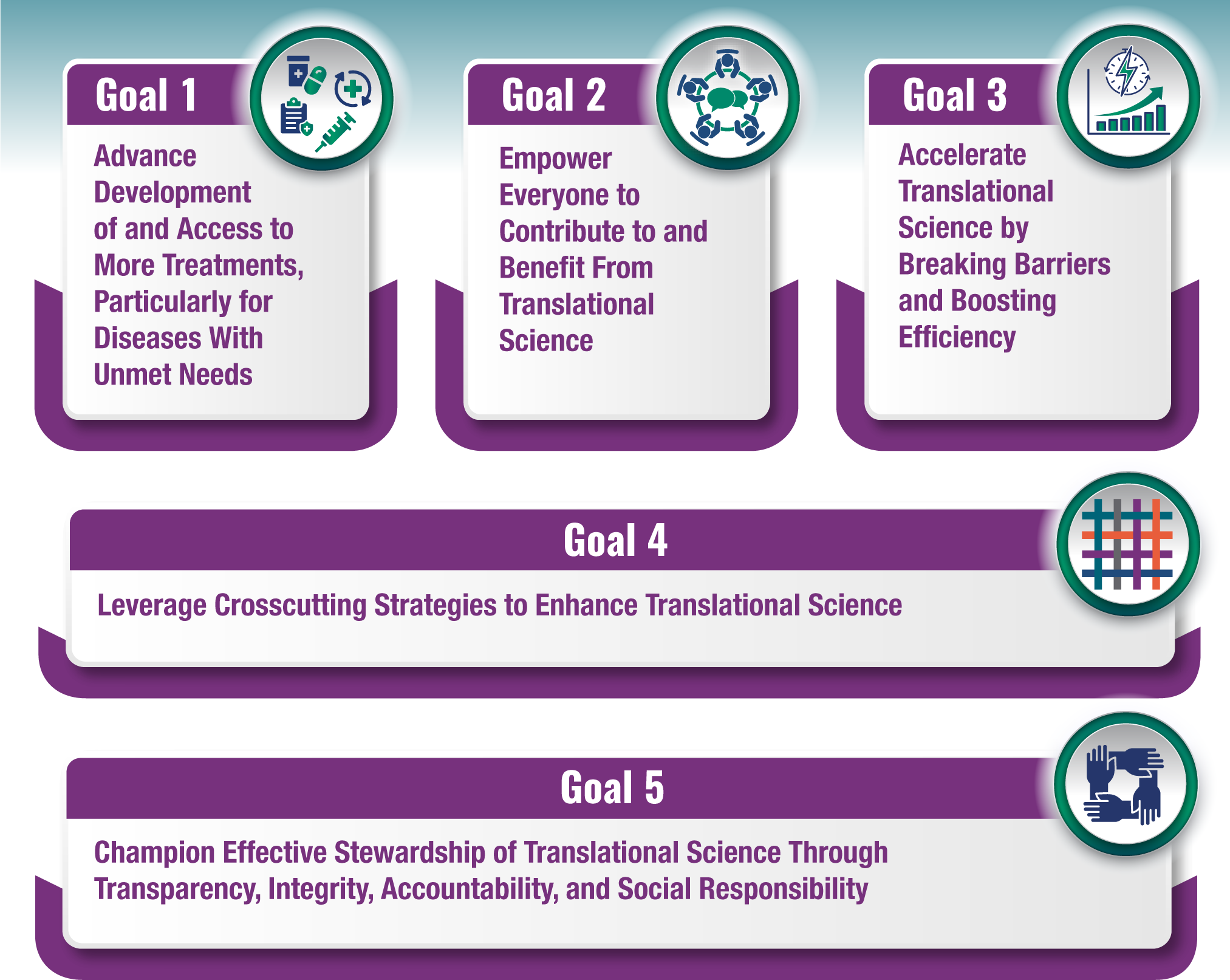 The plan's five goals provide a way for us to collectively and tangibly make progress.