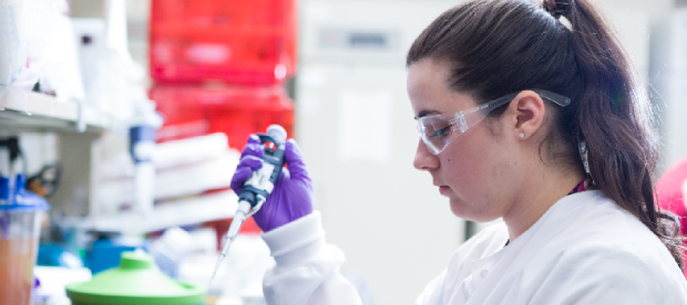 Scientist working in the laboratory