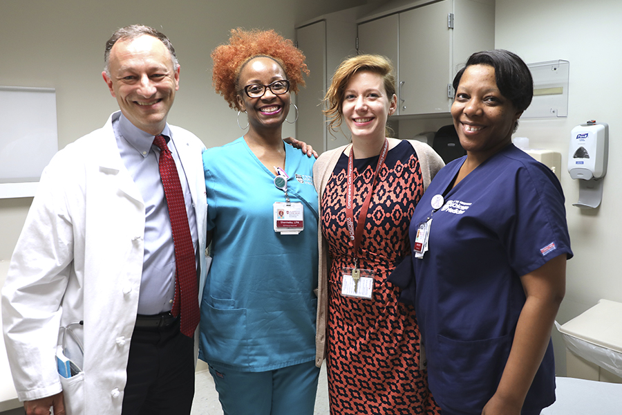 Dr. David Meltzer with Comprehensive Care Practice team members