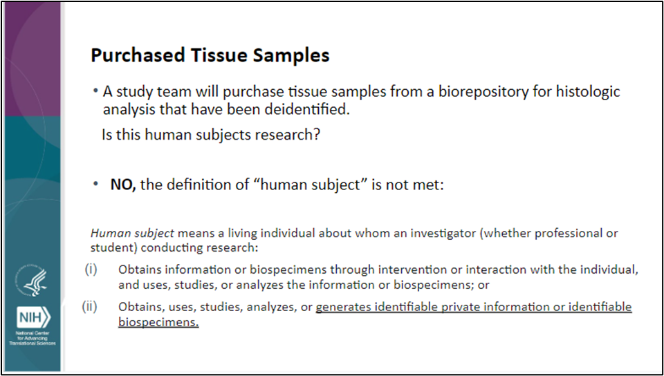 Screenshot of Slide 32 of August 4, 2023, QA/QC Presentation By Dr. Valery Gordon on "Human Subjects Research and Human Research Protections"